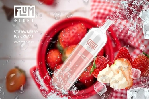 Flum Float 日本 - FLUM FLOAT 3000パフ ストロベリーアイスクリーム 8VX874