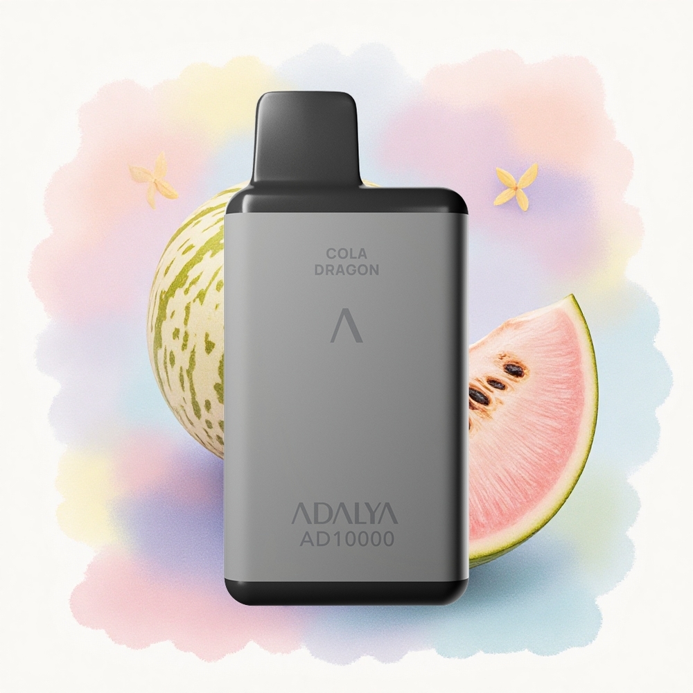 Adalya AD 10000 ブルーメロン スペースグレー 650mAh