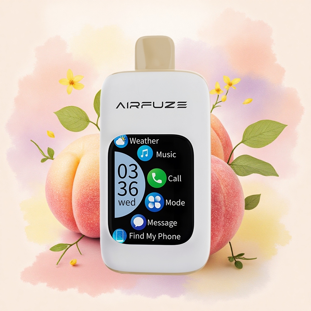 AirFuze Smart 30000 ジューシーピーチ 5%ニコチン 900mAh