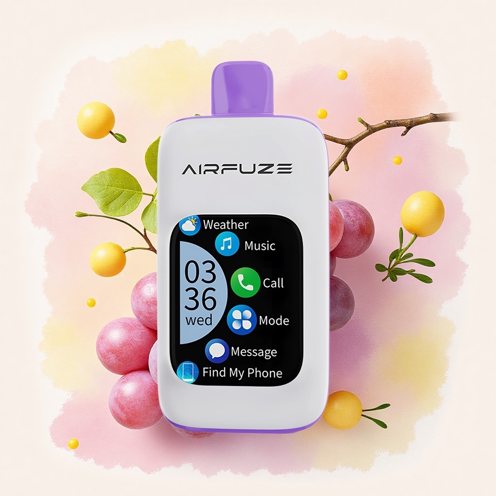 AirFuze Smart Pro 40000 グレープバースト 900mAh 20ml ニコチン