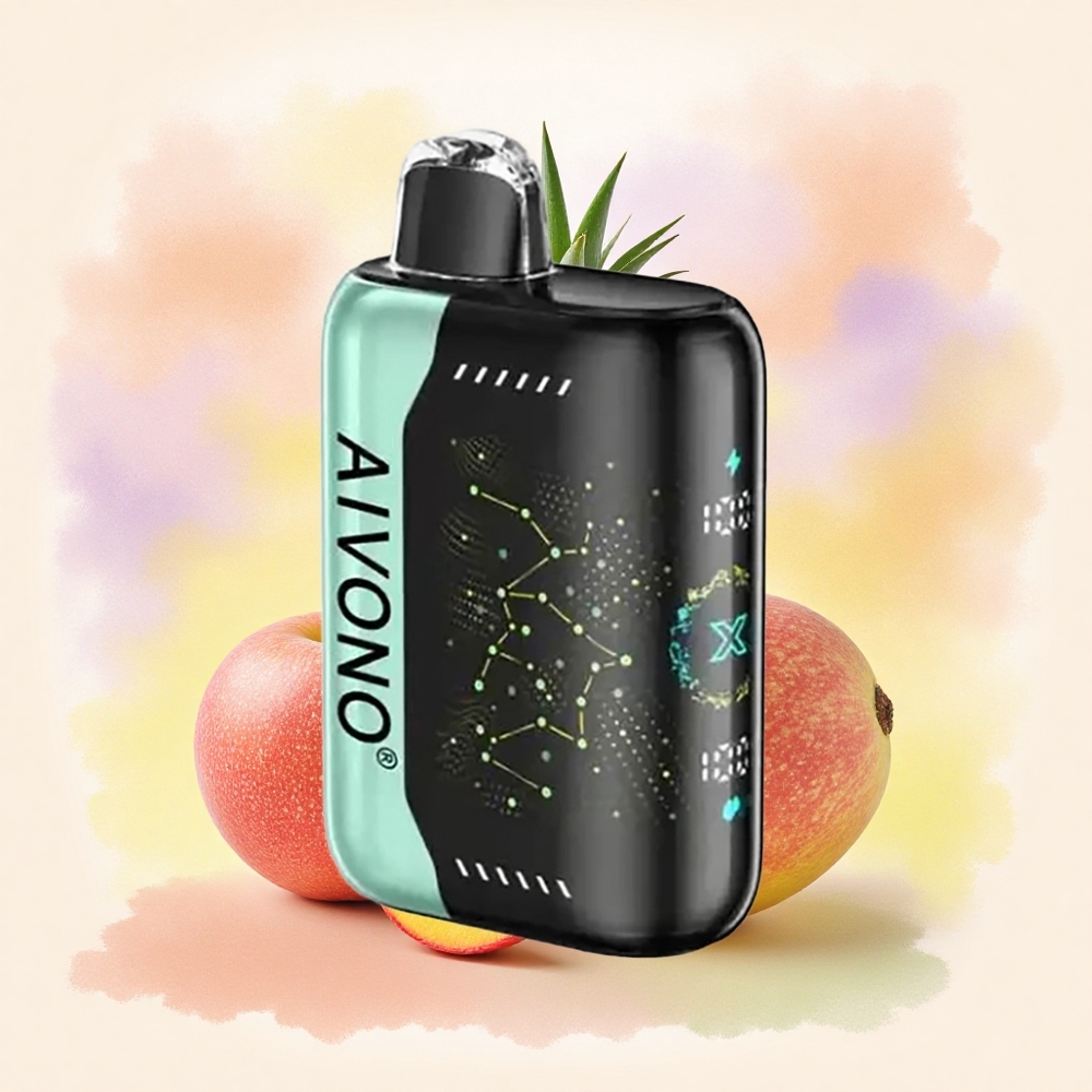 Aivono Aim Boom 25000 サワーマンゴーパイナップル 650mAh ニコチン0%