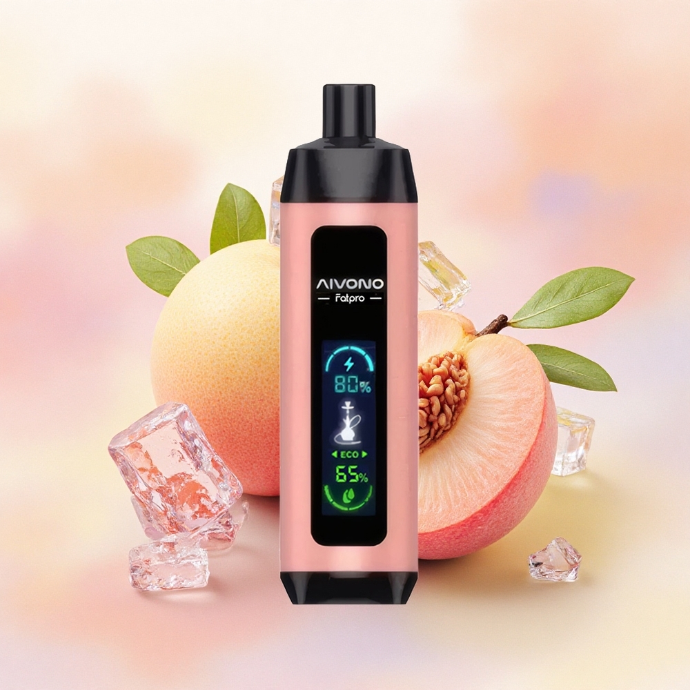 Aivono Aim Fatpro 22000 ピーチアイス 600mAh 0.6オーム