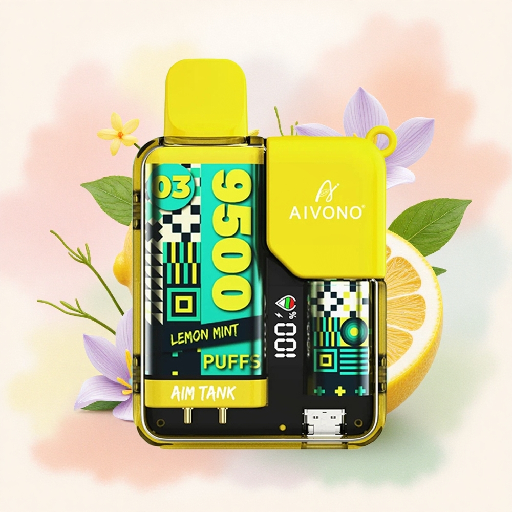 Aivono Aim Tank 9500 レモンミント 650mAh 18ml