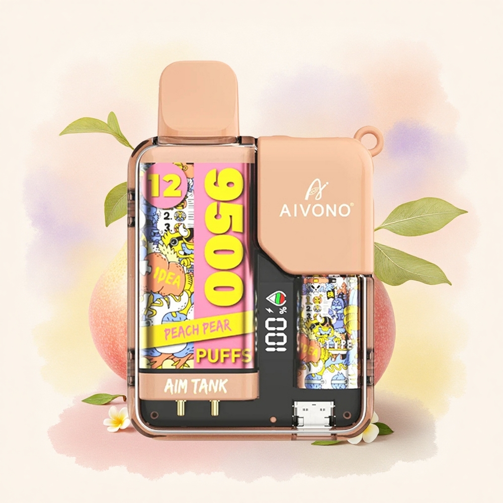 Aivono Aim Tank 9500 桃梨 650mAh 3%ニコチン