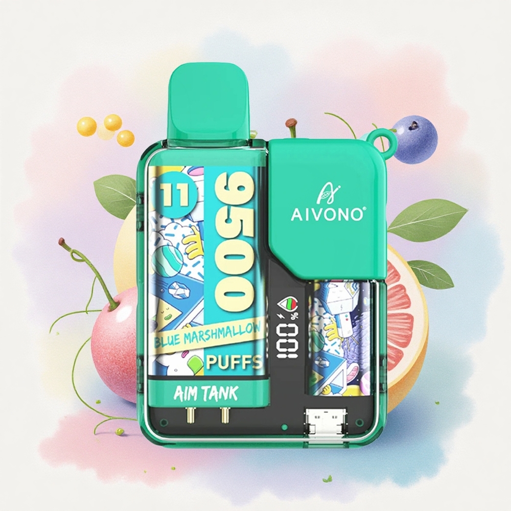 Aivono Aim Tank 9500 青い綿菓子 650mAh