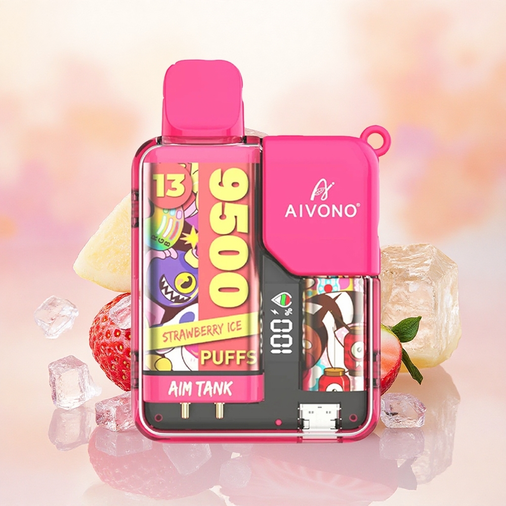 Aivono Aim Tank 9500 いちごアイス 650mAh