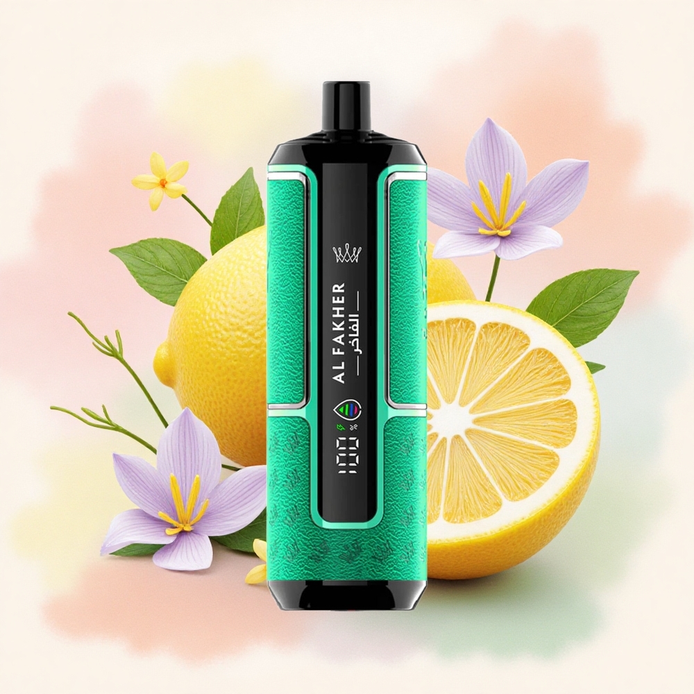 Al Fakher Crown Bar 15K Hypermax レモンミント 600mAh 22ml