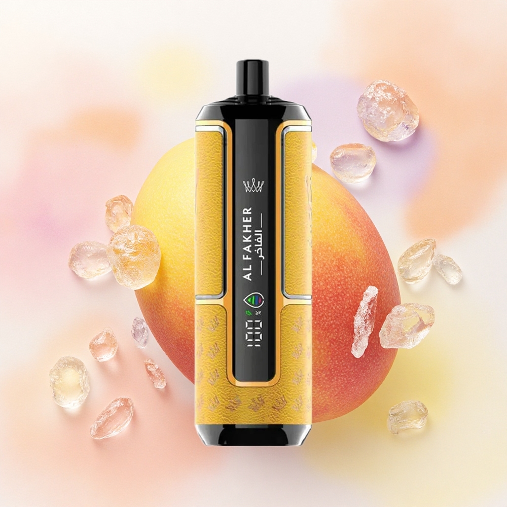 Al Fakher Crown Bar 15K Hypermax マンゴーアイス 600mAh 6mgニコチン