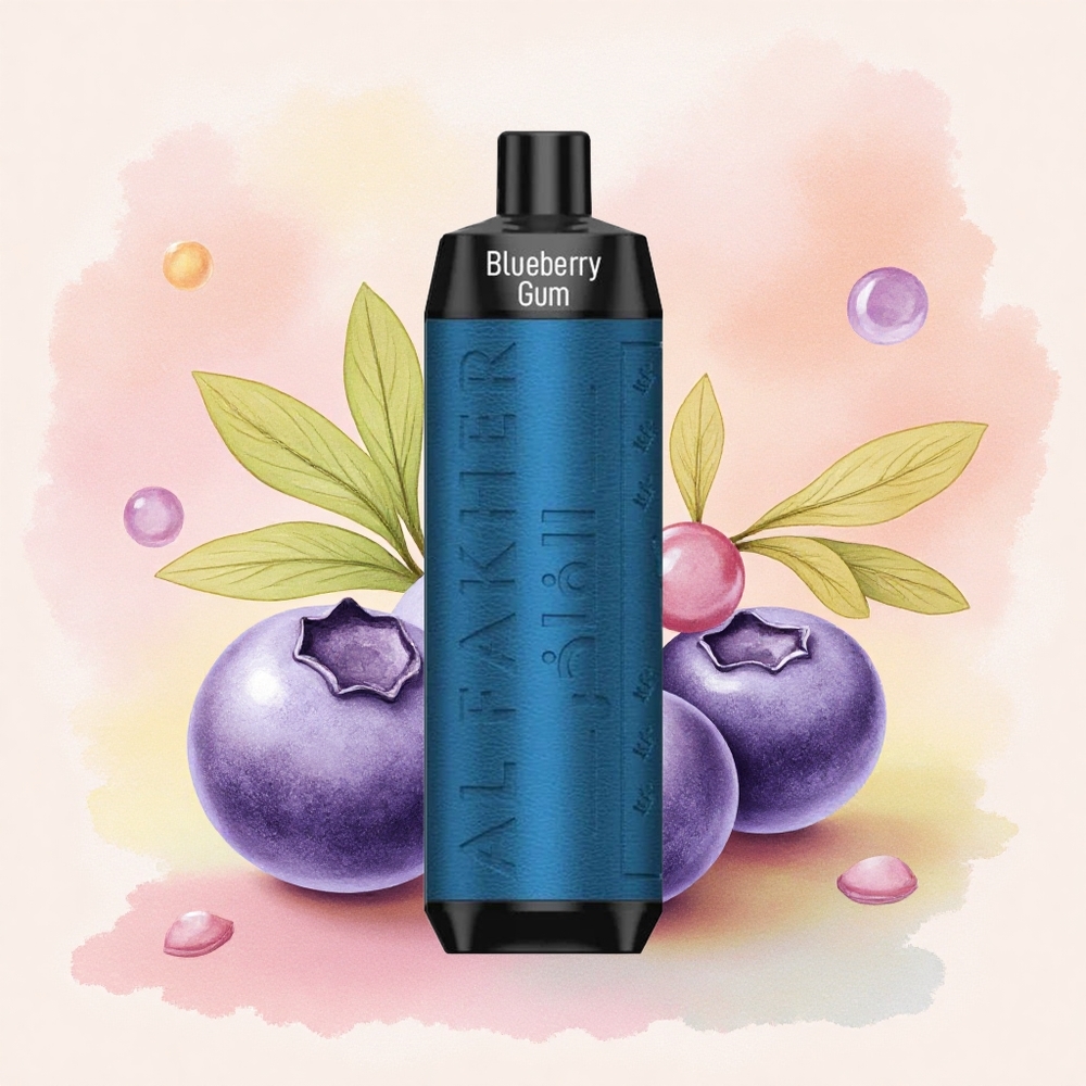 Al Fakher Crown Bar 8000 Crystal ブルーベリーガム 5mgニコチン 600mAh